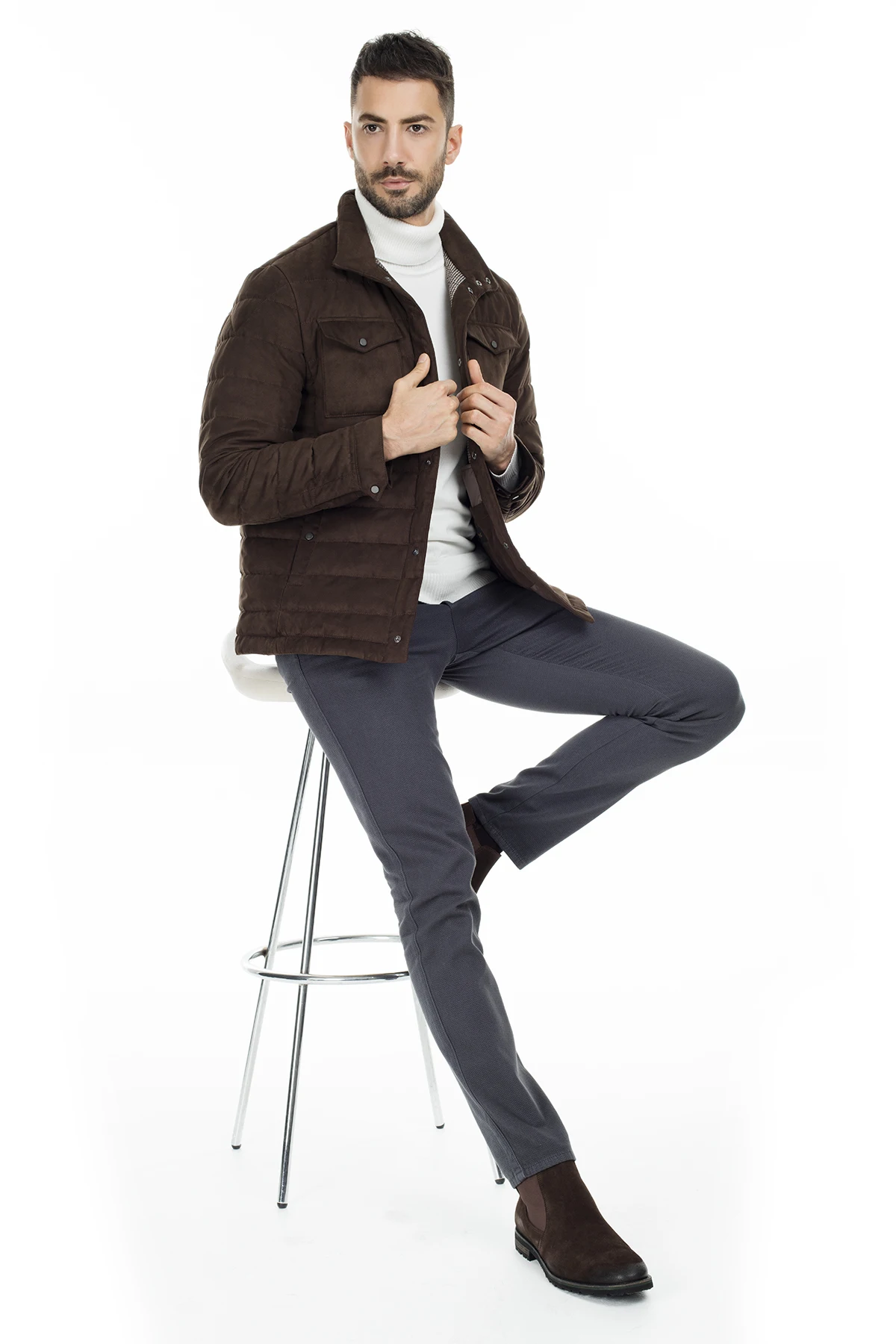 Allegro Suede Coat MALE COAT 0069306 W0 | Мужская одежда