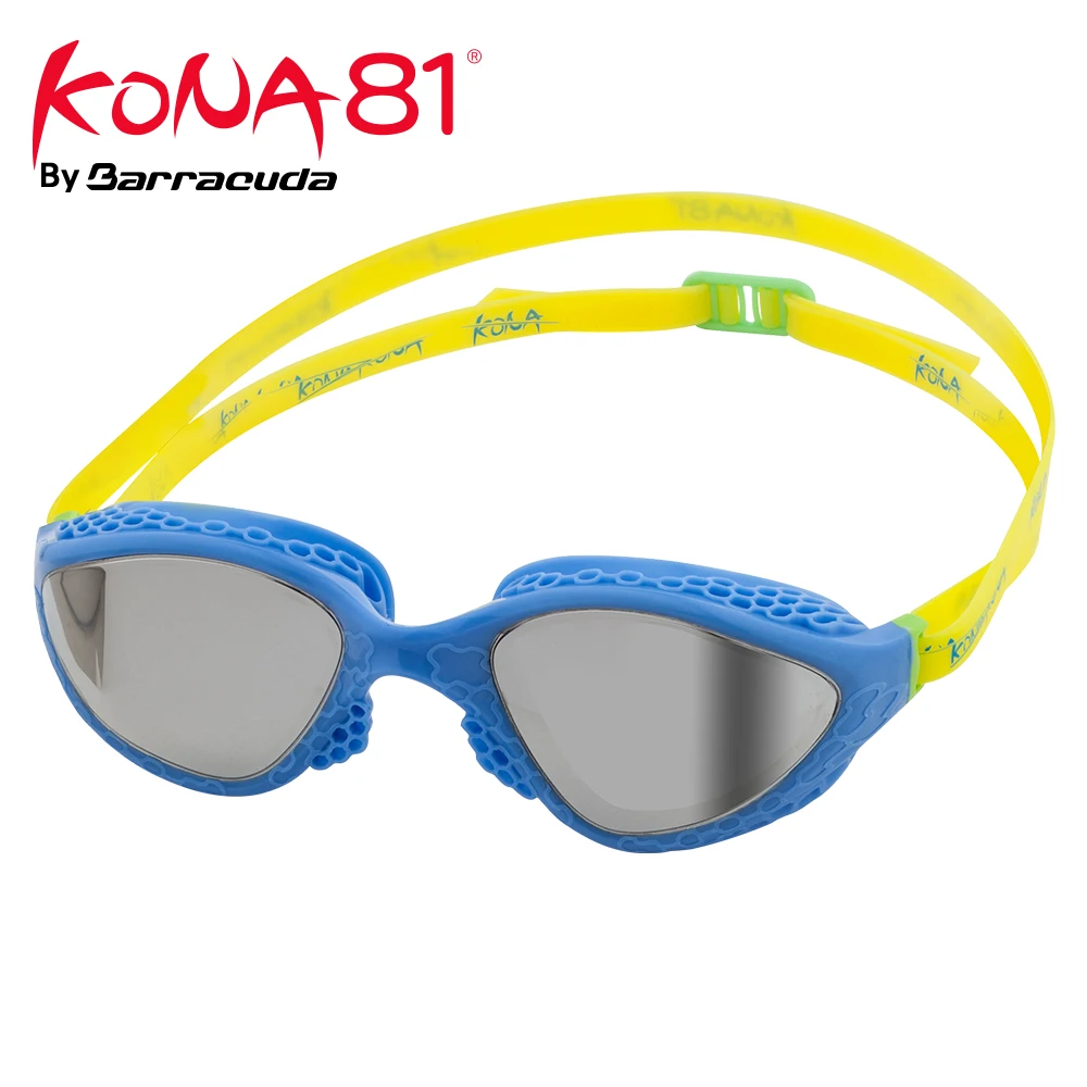Barracuda KONA81 Swimming Goggles, Mirror Lenses, Open Water, Triathlon, UV Protection, For Adults, #94510
