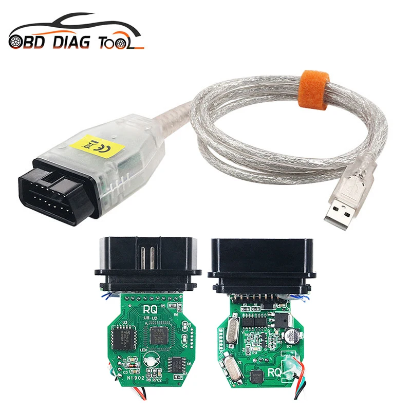 Сканер FTDI FT232RL для BMW K + DCAN CAN K-Line с переключателем OBD2 кабельные разъемы 20 контактов
