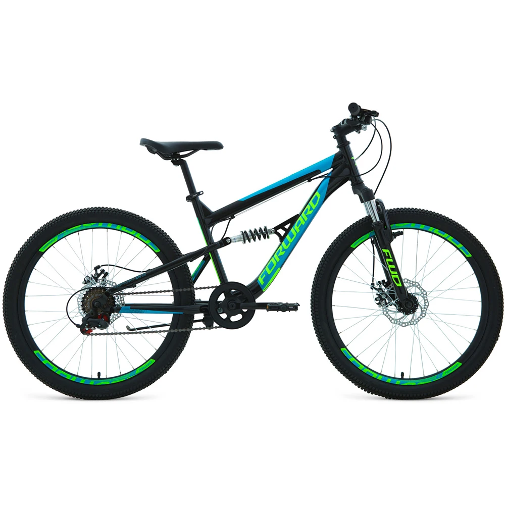Велосипед FORWARD RAPTOR 24 2.0 disc (24&quot 6 ск. рост 15&quot) 2019 2020|Велосипеды| |