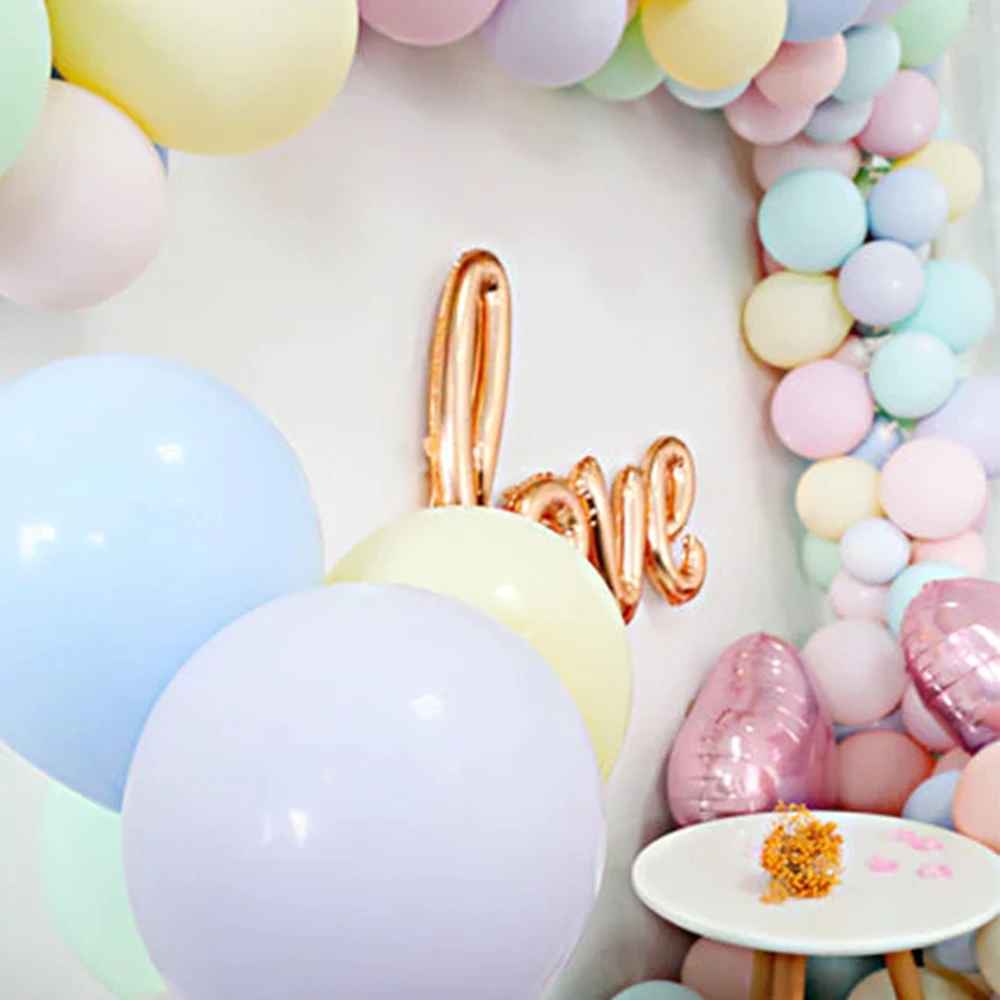 Новинка 50 шт. 10 дюймов цвет макарон воздушные шары карамельного цвета латексные