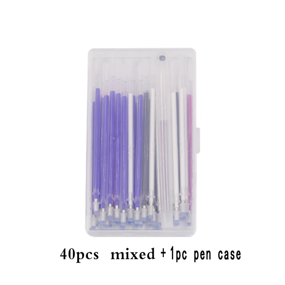 40 шт./компл. Термические Сменные чернила исчезают Портняжная ручка для кожаной