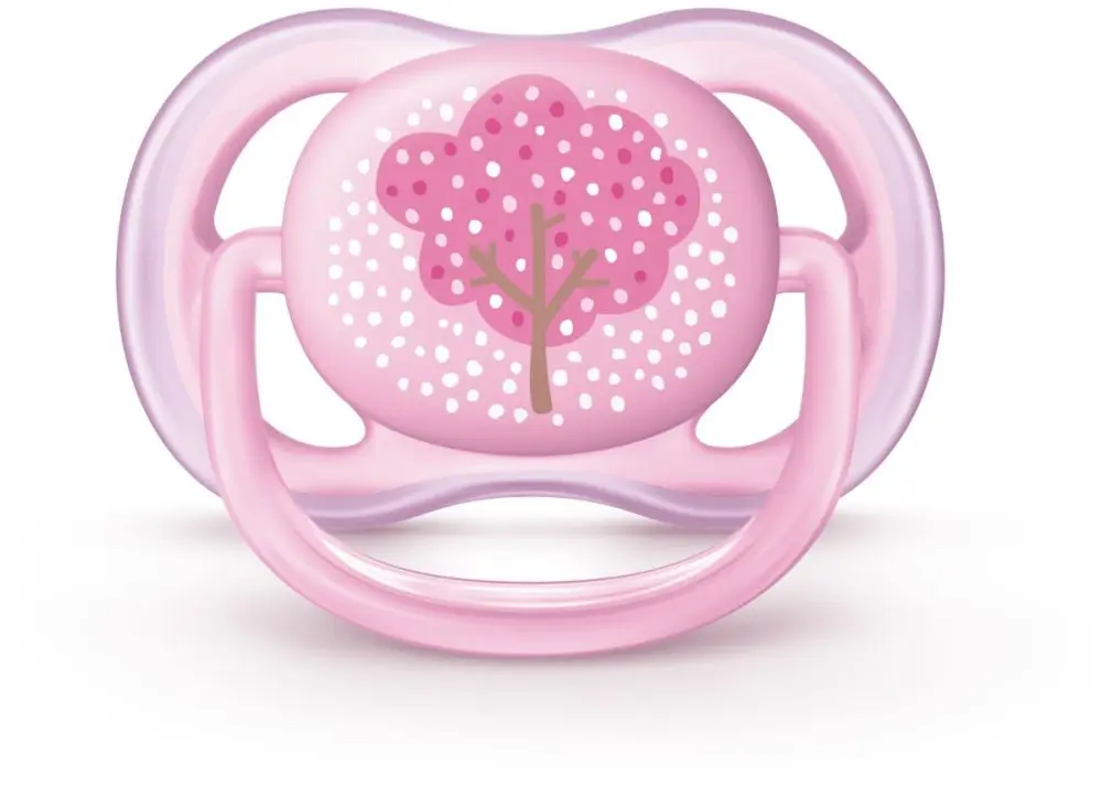 Philips Avent Пустышка серии Ultra Air Design 0-6 мес. 2 шт. для девочек | Мать и ребенок