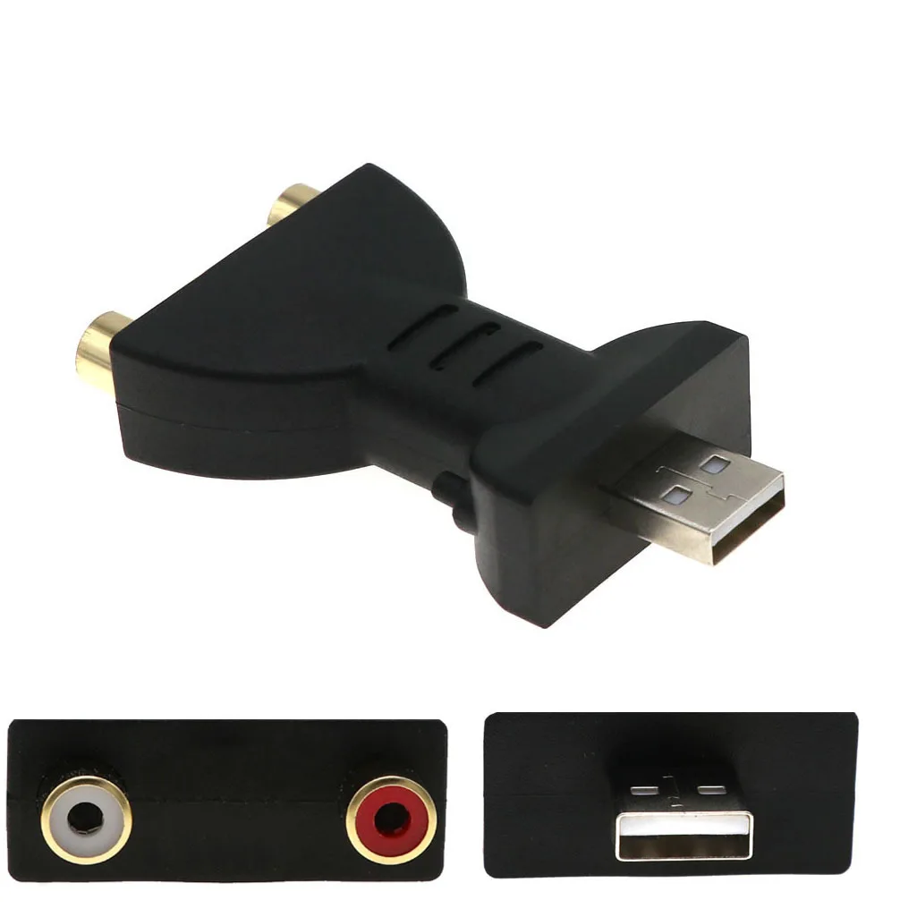 Аудиоадаптер с разъемом USB на 2RCA DVI | Электроника