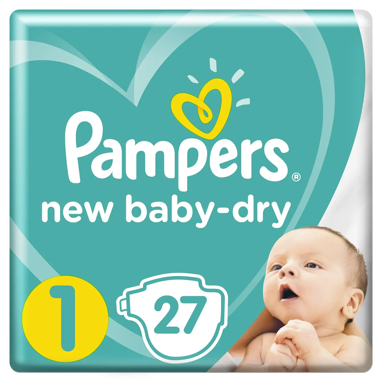 Подгузники Pampers New Baby-Dry 1 2-5кг 27шт | Мать и ребенок