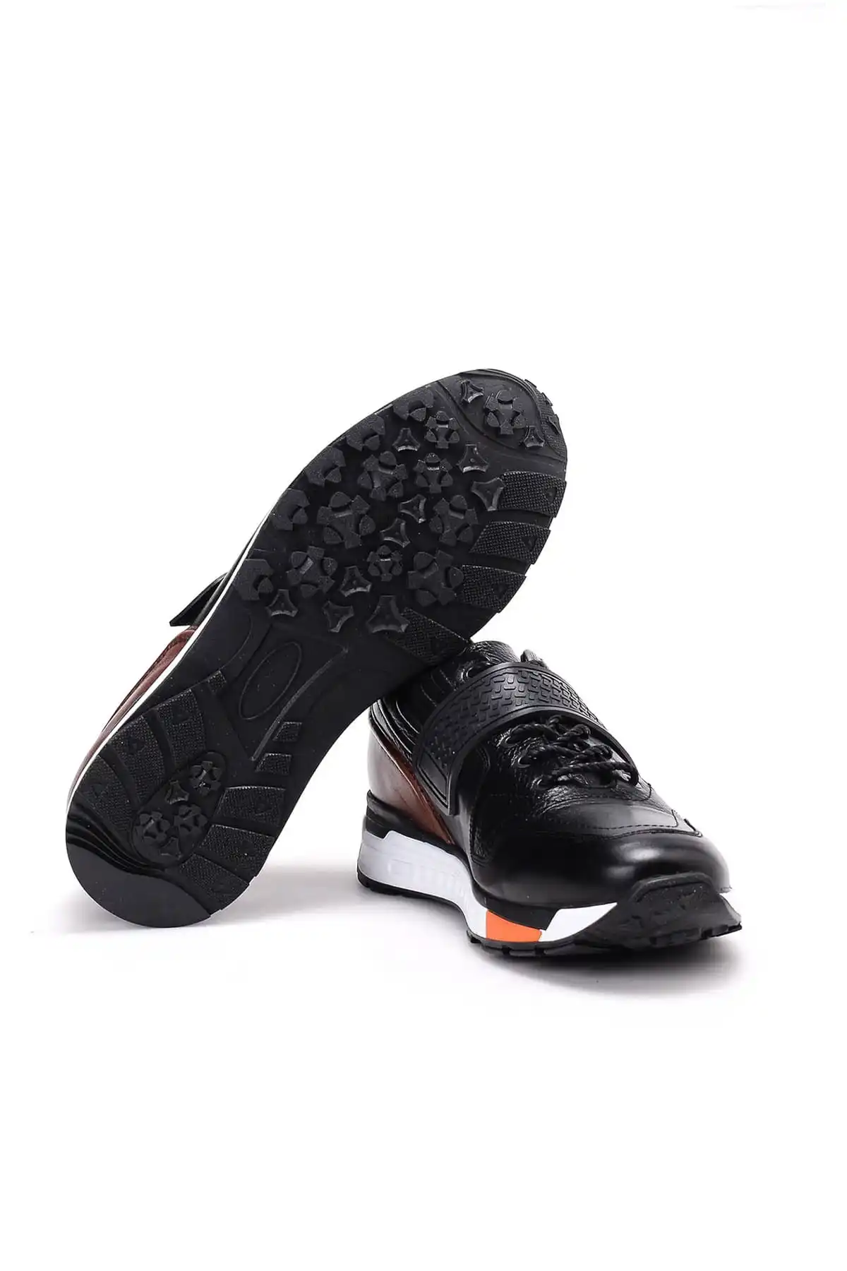 Черные мужские кроссовки Derimod из натуральной кожи|Мужские и кеды| |