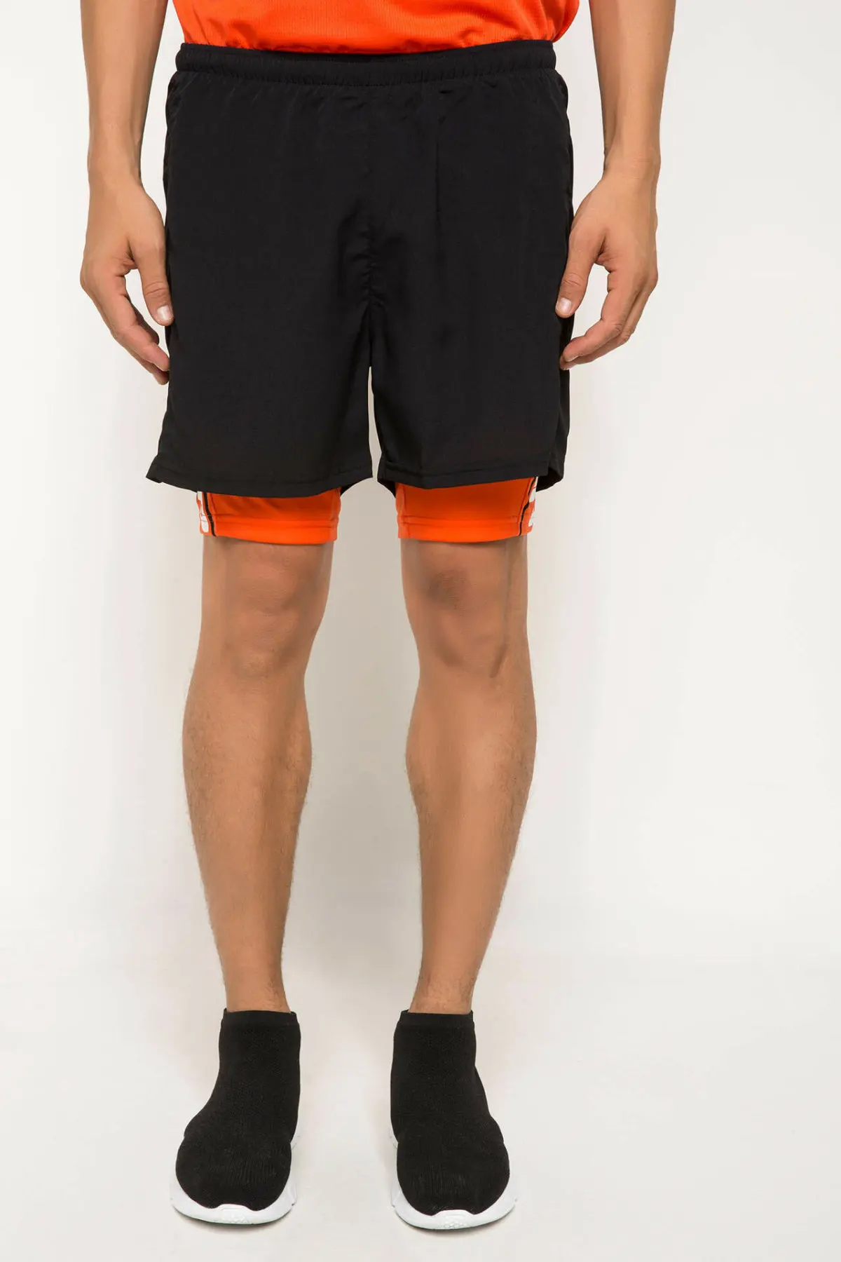 DeFacto Summer Man Cotton Bottoms Fashion Male Black Men's Casual Loose Sweatpants New - I3679AZ18SP |