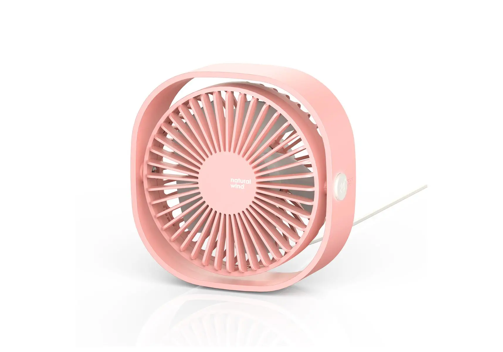 Настольный вентилятор Baseus Flickering Desktop Fan Pink|Кабели для мобильных телефонов| |