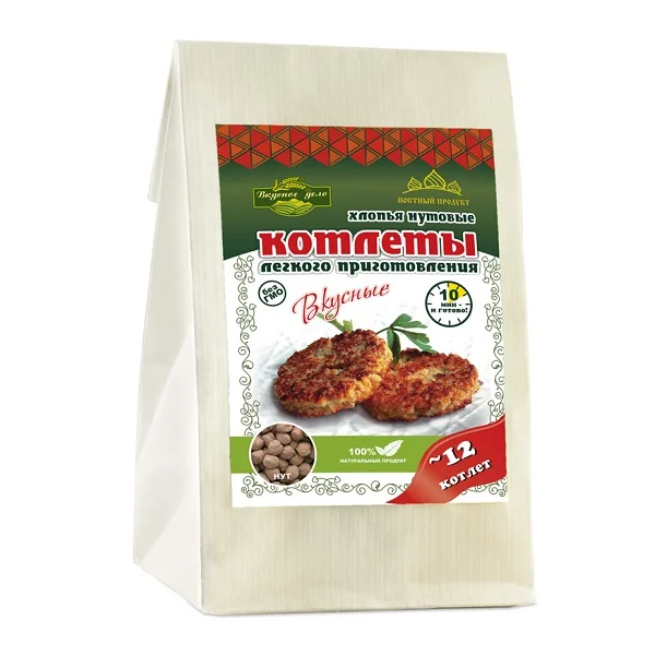 Котлеты нутовые с асафетидой Вкусное дело, 230 г
