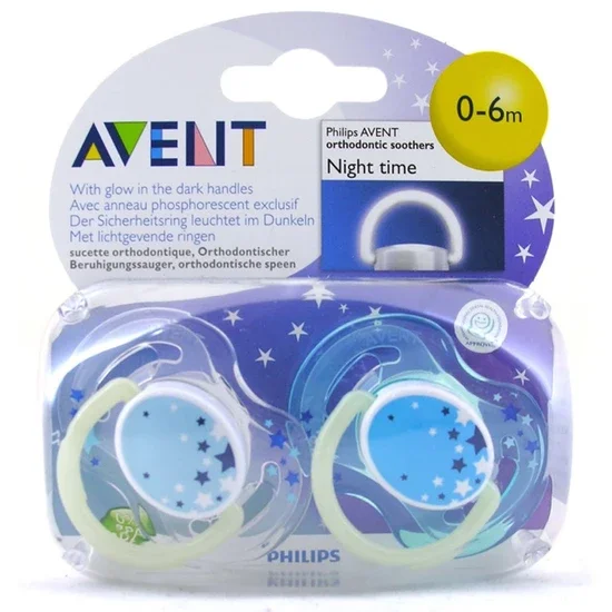 

Детские соски Philips Avent-ортодонтические 0-6 м, без бисфенола А, пустышки для ночного времени, унисекс, изготовлены из силикона,