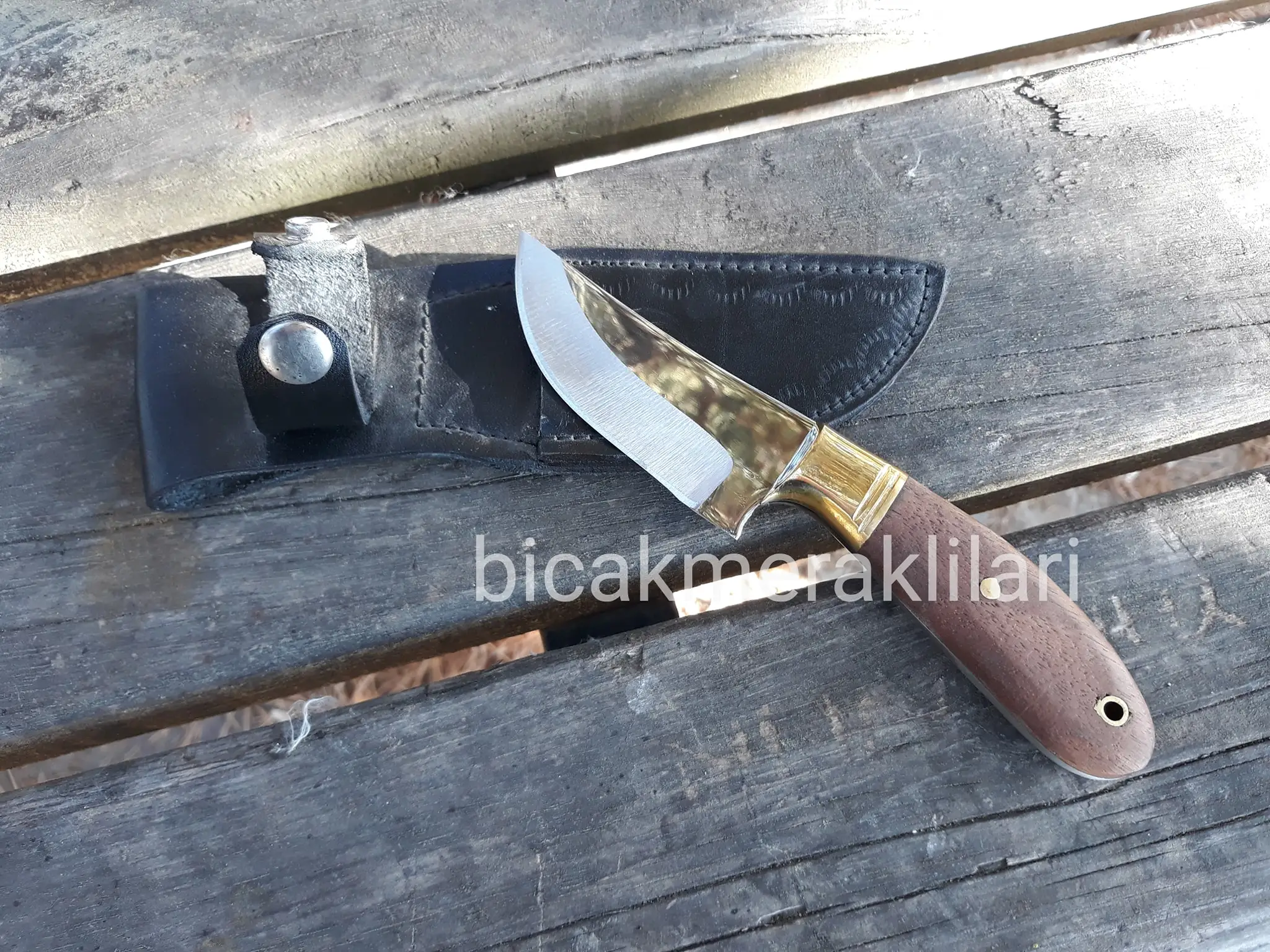 

Handcrafted Small Hunting Knife 19,5cm Overall Length 4mm 4116 Steel