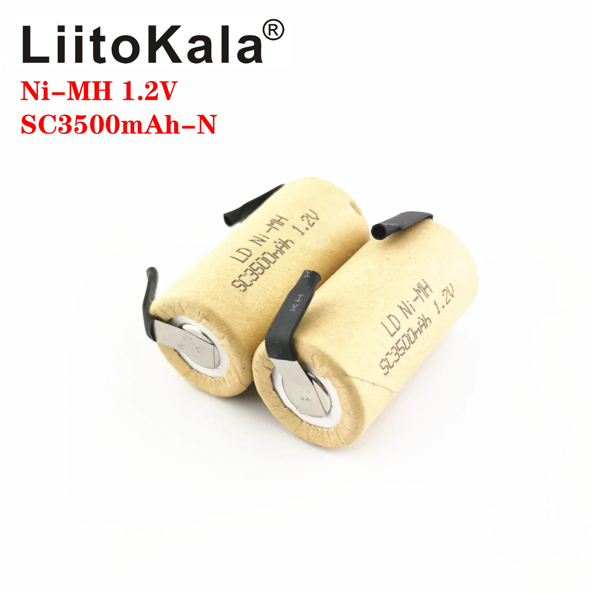 

LiitoKala SC 3500mAH NI-MH 1.2V Rechargeable Battery high discharge rate 10C 15C for Electric tools Power Tool battery DIY nicke
