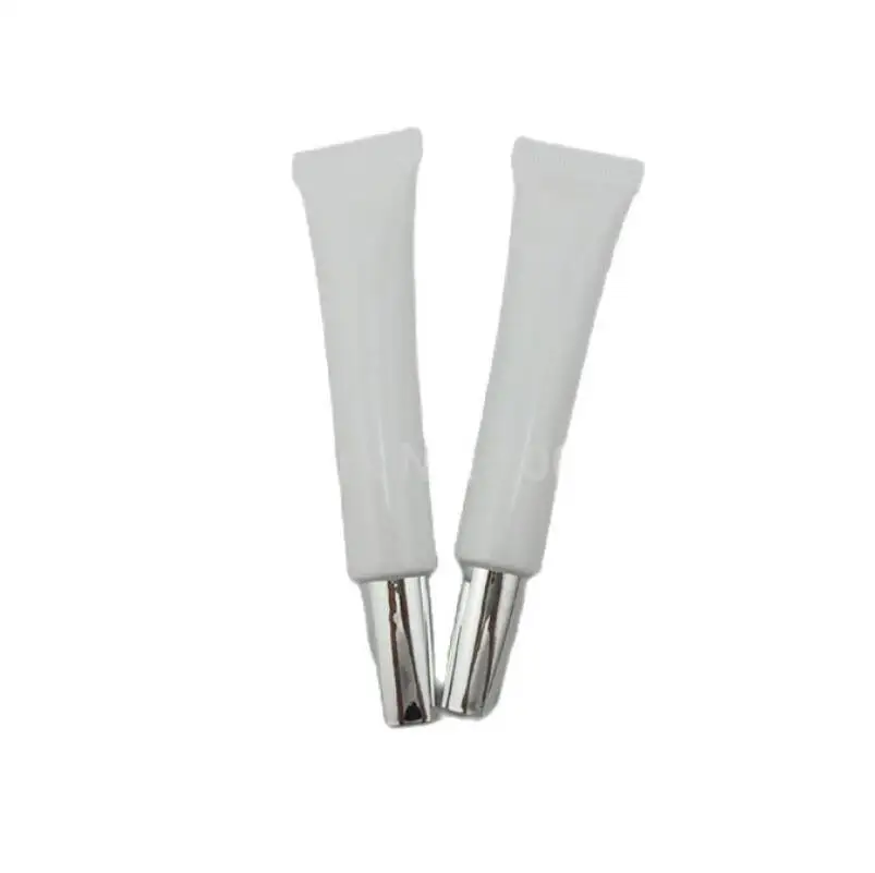 20ml white mildy wash soft tube or butter / handcream tube with silver lid(square top )