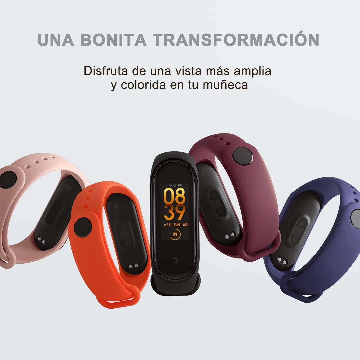 Сменный ремешок Xiaomi Mi Band 3/4/5/6 силиконовые браслеты для часов сменные цвета мягкие