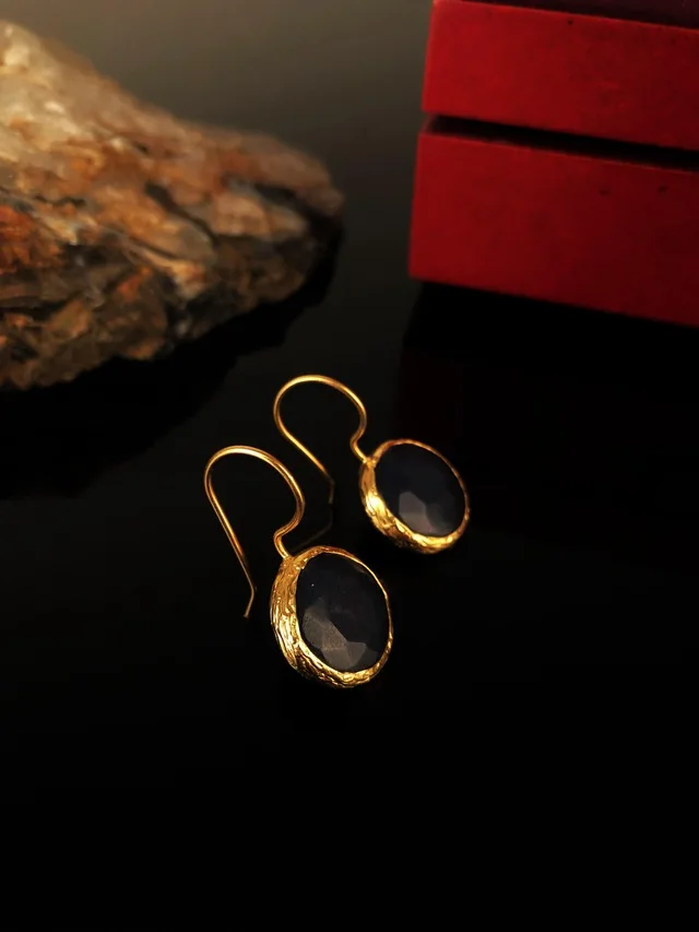 

Dr Stone Natural Stone Women Ceyt Stone Gold Plated Earrings KRB325 373144712