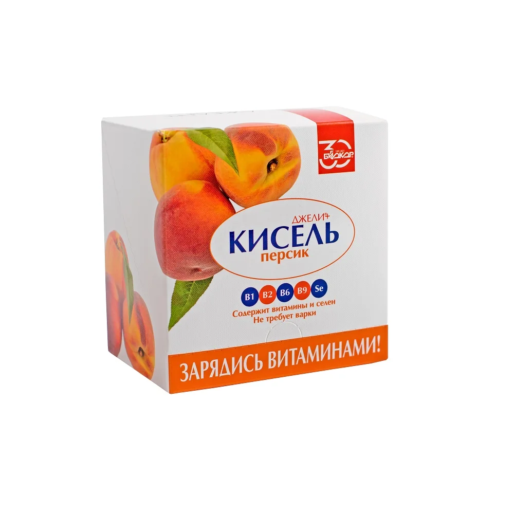 Kisel &quotjeli +&quot with peach 5 PCs. |