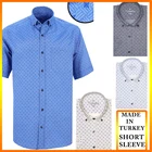 Гавайская рубашка Varetta мужская с коротким рукавом, Повседневная белая с цветочным принтом, синяя, лето 2021