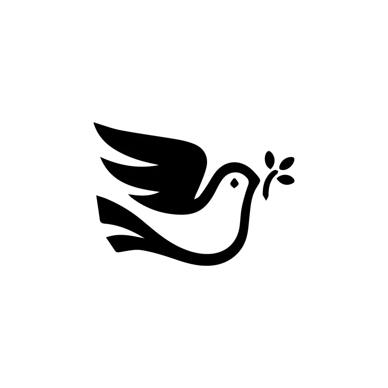 

Peace Dove creative stickers, personalized car accessories, die-cut vinyl stickers, car styling stickers for Toyota Corolla