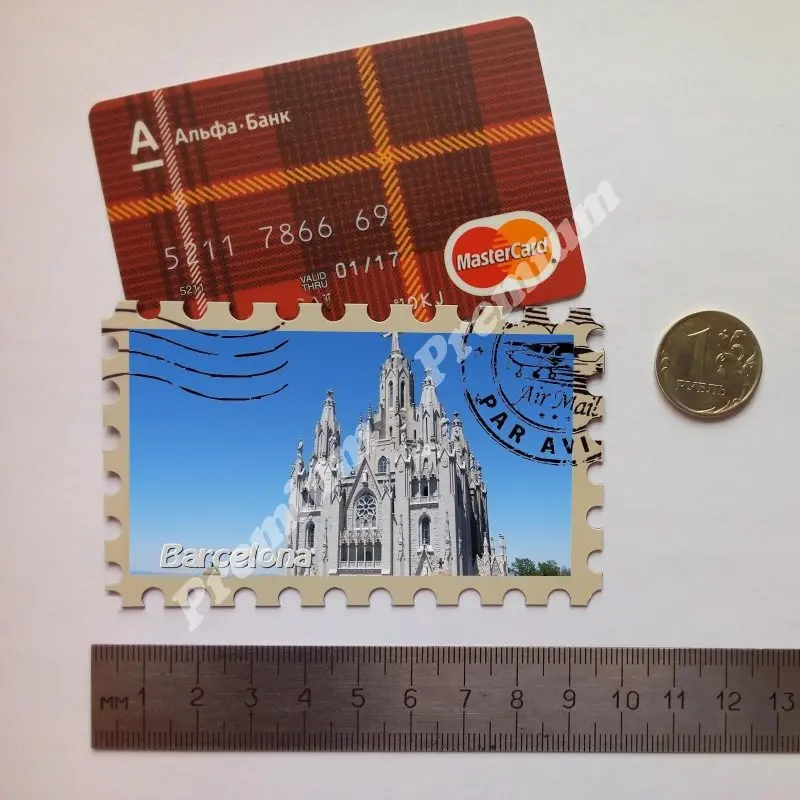 Барселона Испания Сувенирный магнит