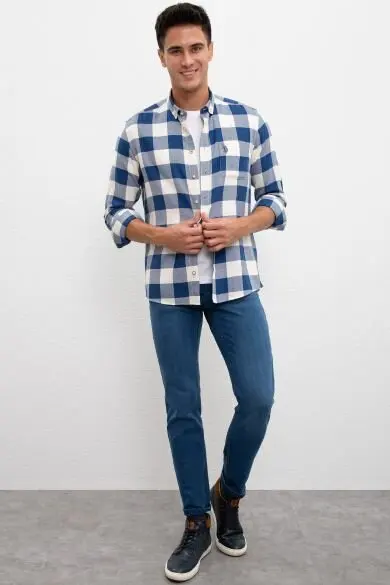 

U.S. POLO ASSN. Blue Slim Denim Trousers