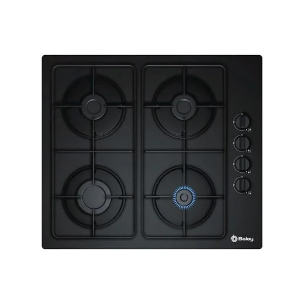 Газовая плита Balay 3ETG464MB (60 см) черная Хрустальная (4 плиты) | Бытовая техника