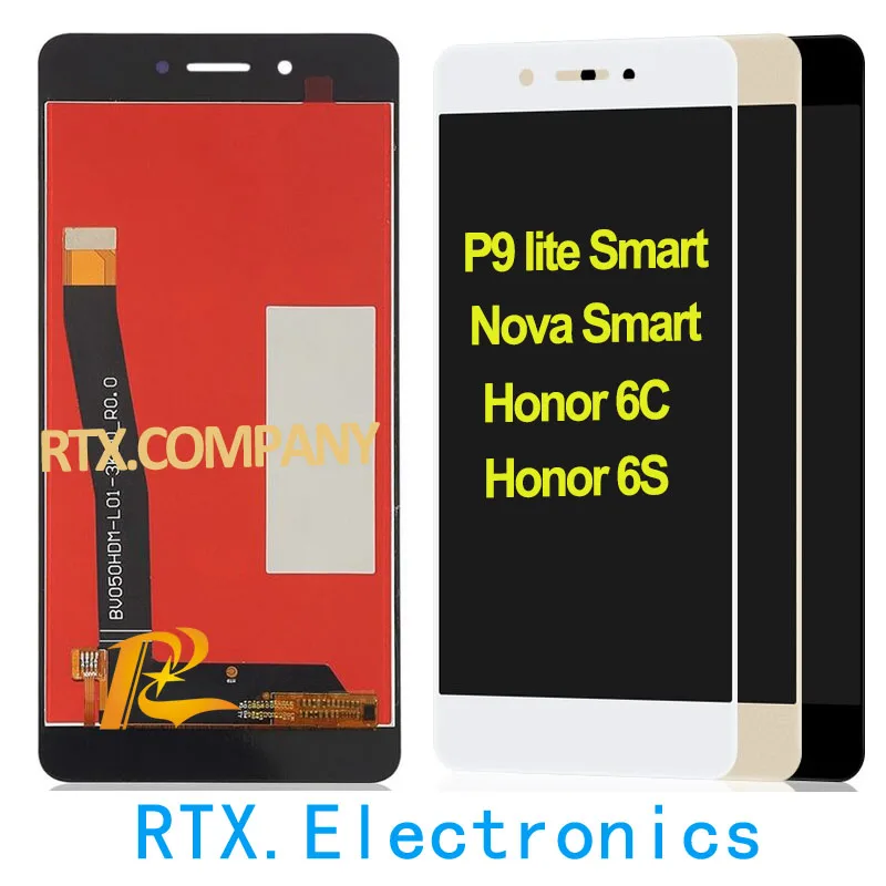 ЖК-дисплей для Huawei Nova 3E GR3 P8 P9 P10 lite smart Plus 2017 P20 G9 Psmart Enjoy 7 P7 сенсорный экран с