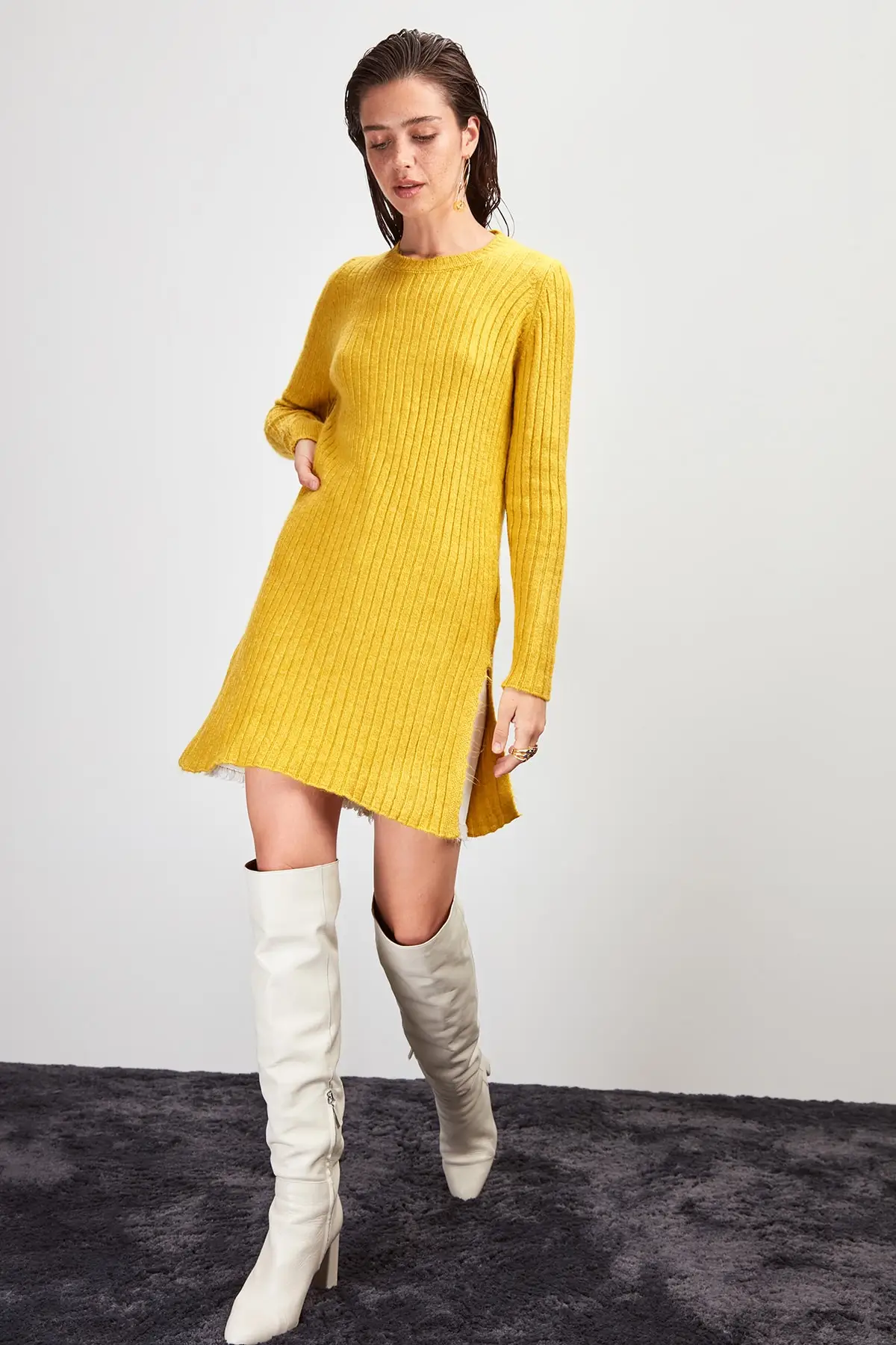 Трикотажное платье TWOAW20EL2078|Женские платья| |