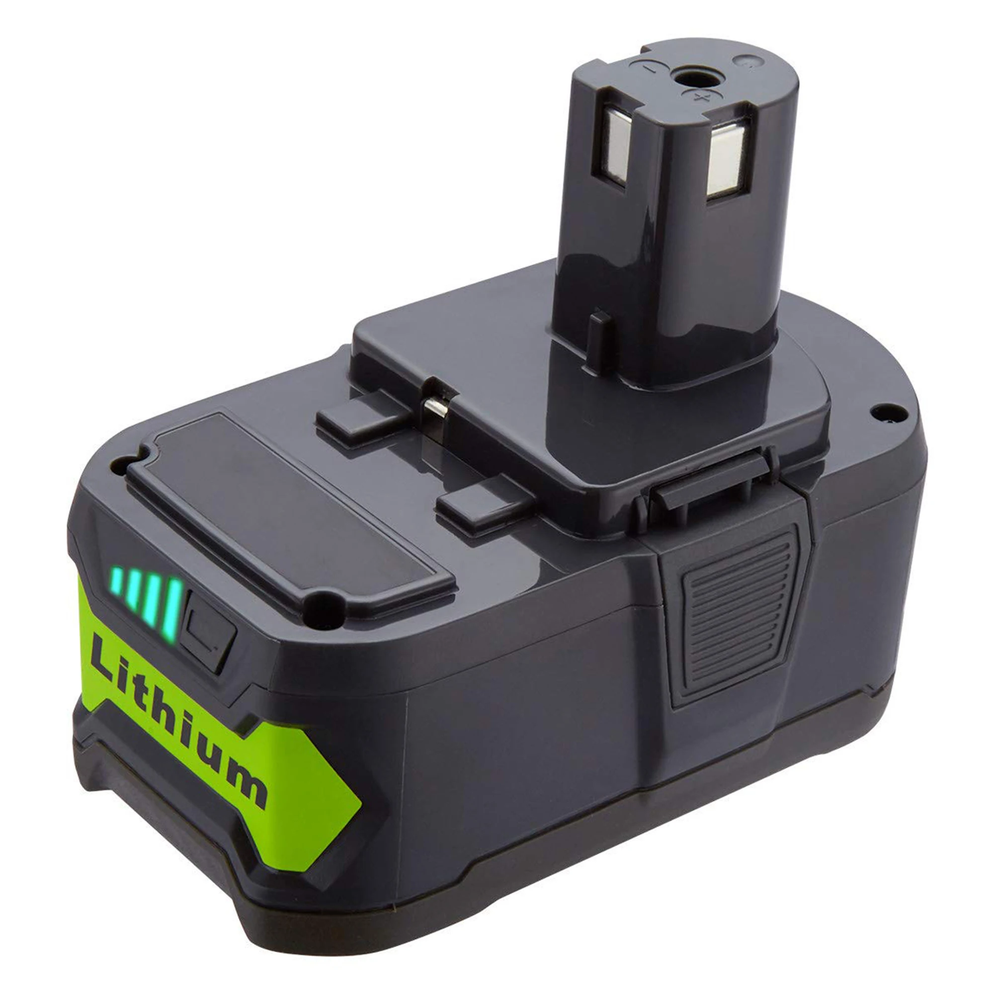 

Powerextra 18V 5000mAh Li-Ion Battery Power Tool Battery For Ryobi P108 RB18L40 Rechargeable Battery Pack Power Tool Cell Ryobi