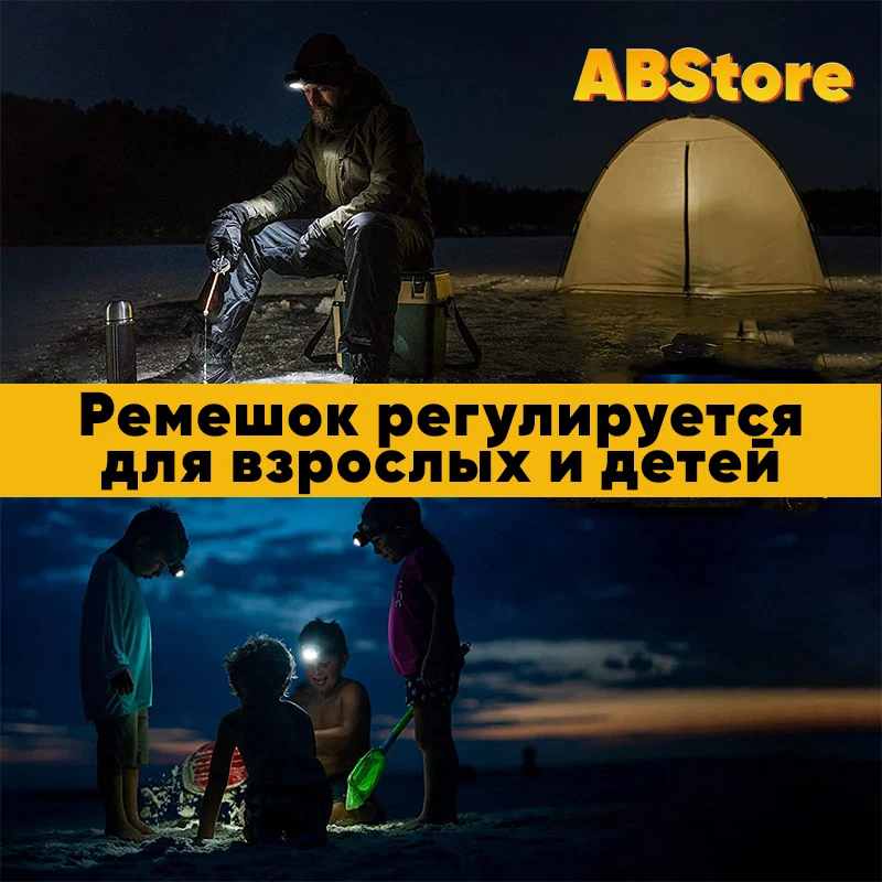 Rechargeable led headlamp bright powerful portable floodlight lamp camping trekking repair batteries flashlight waterproof lantern headlights fishing