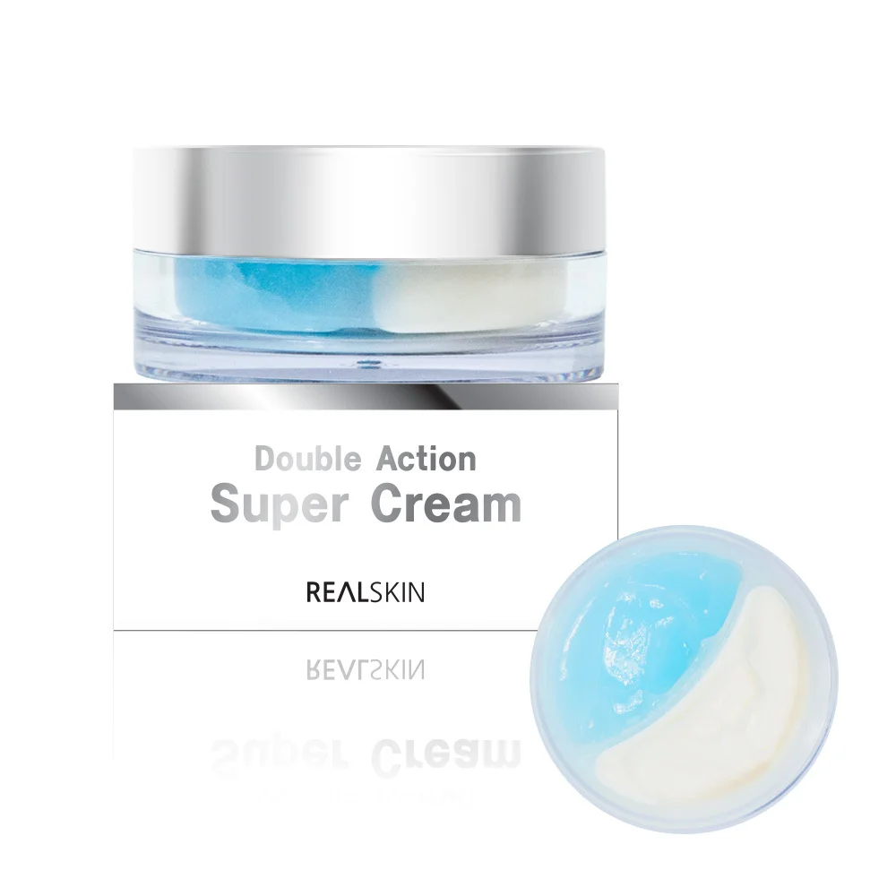 Realskin Крем для лица двойной Double Action Super Cream 100 гр/крем лица/крем корея/крем