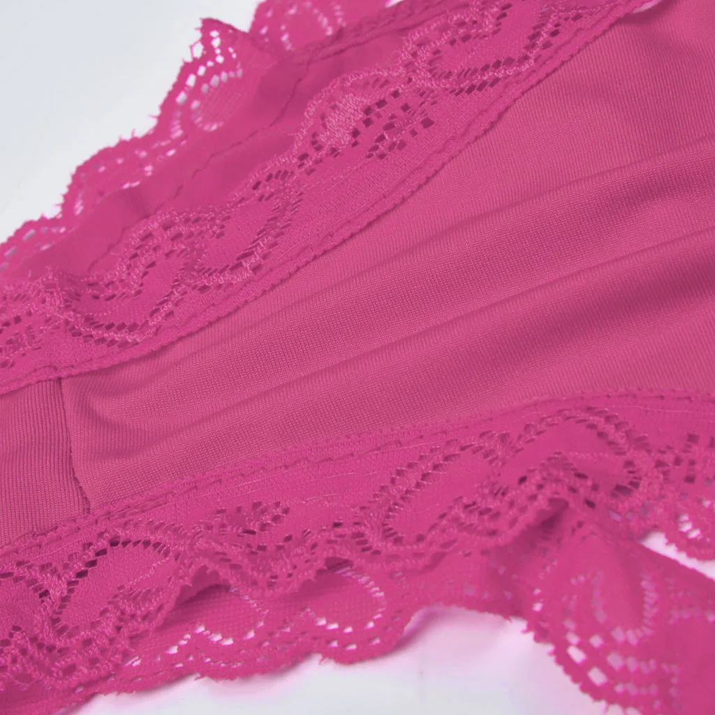 

2021 New arrival Women's Sexy Lingerie Lace Open Thong Panties G-Pants Lingerie Pajamas erotic thong