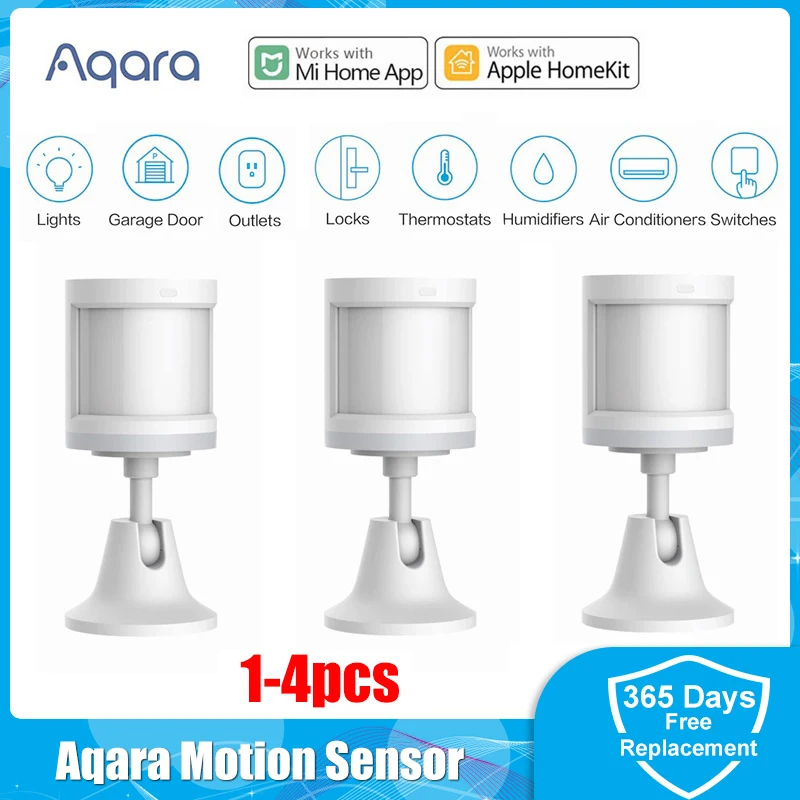 

Новый датчик движения Aqara ZigBee, беспроводное подключение, умный датчик движения Mijia для приложения Mi Home HomeKit