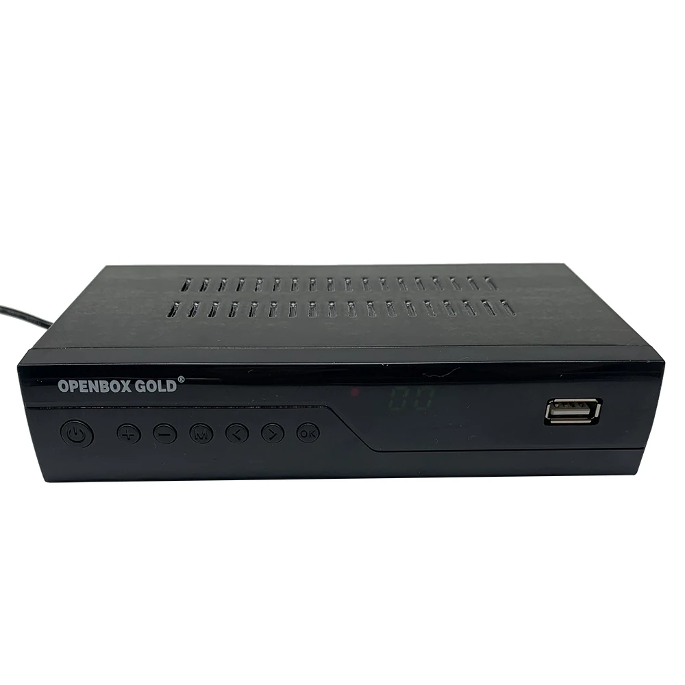 DVB T2 S2 комбинированный цифровой Full HD Openbox Золотой спутниковый ТВ-приемник