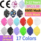 510 шт., детская маска ffp2 с принтом 17 цветов