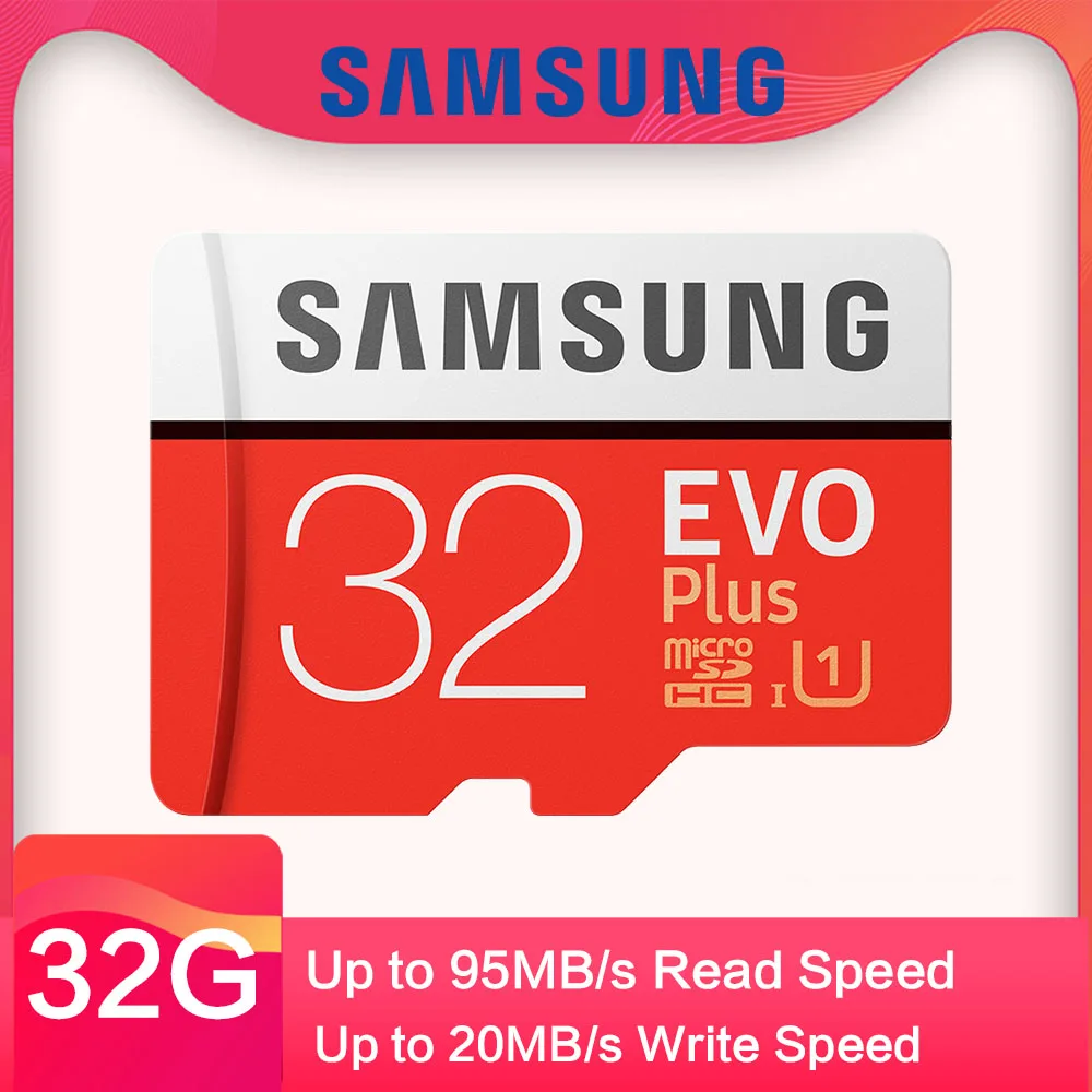 Карта памяти samsung Micro SD EVO Plus 32 Гб 64 Гб 128 ГБ 256 Гб класс 10 TF карта SDHC/SDXC UHS-1