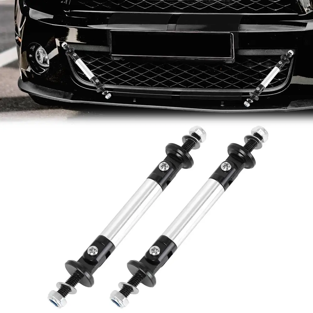 

X Autohaux 45 мм/130 мм Универсальный Регулируемый автомобильный бампер передний бампер рычаг сплиттер опорный стержень крепежный кронштейн