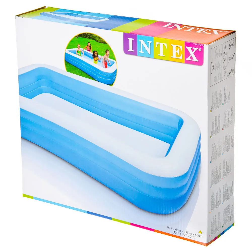 Бассейн надувной детский INTEX 58484 305х183х56 см|Бассейн и аксессуары| |