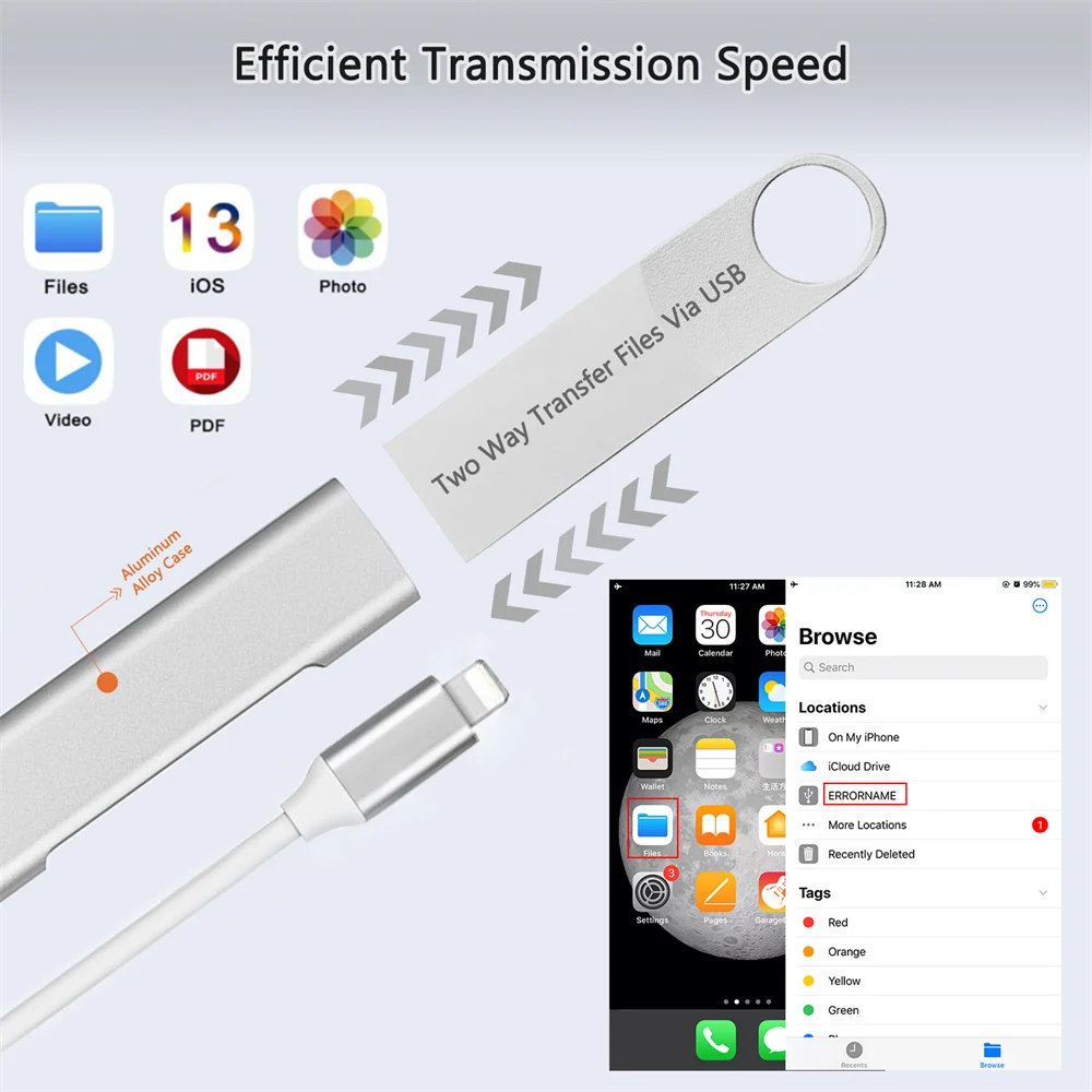 Kup 3 W 1 USB 3.0 Port Multi Splitter Adapter Dla IPhone IPad Konwerter Do Kamery Klawiatura Mysz Laptop PC Flash Drive Adapter