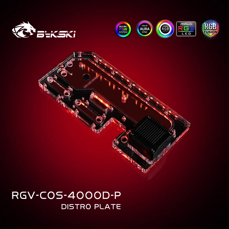 Bykski RGV-COS-4000D-P Distro Plate For CORSAIR 4000D Case Waterway Board CPU/GPU Water Cooling Block Support DDC Pump | Компьютеры и