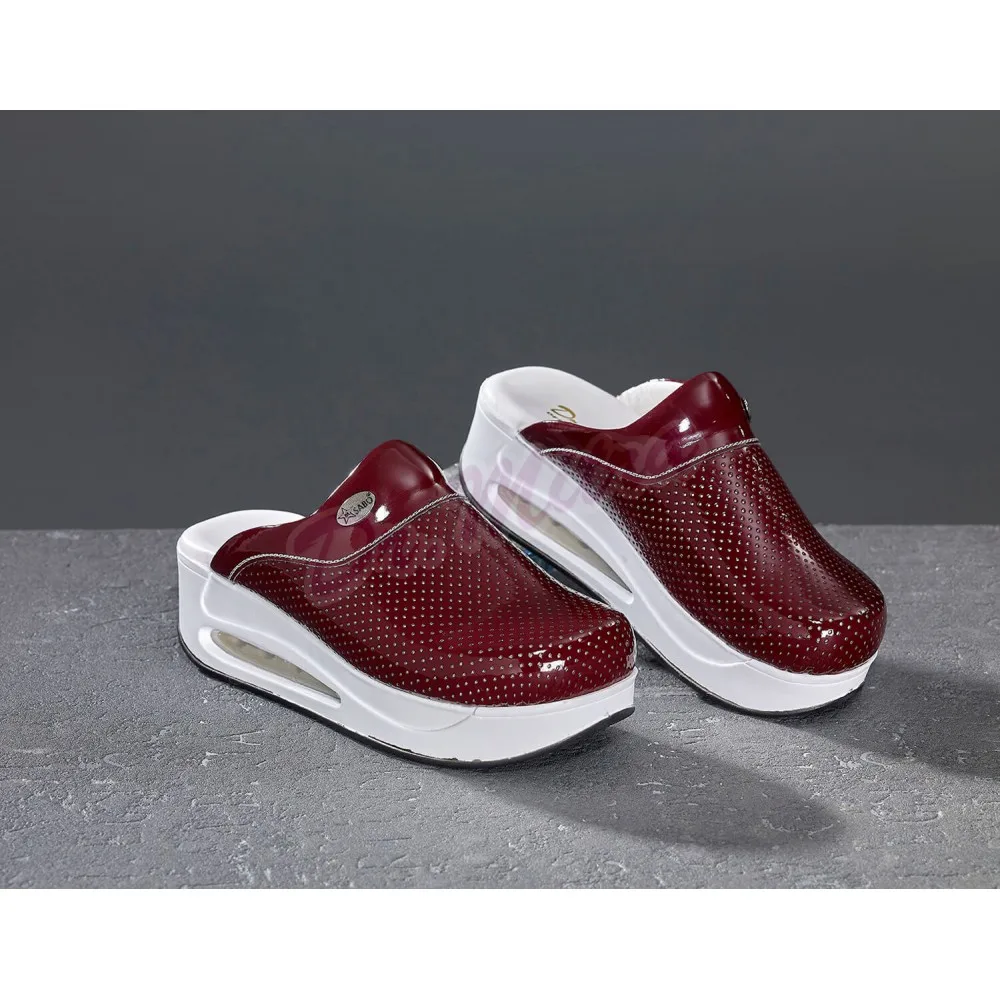 

Women 2021 Quality Fashion Soft Slipper Shoes Work Sabo New Cook Orthopedic Sandals Nurse Medical Comfort Hospital Doctor Summer