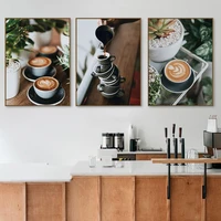 coffee pot culture canvas painting nordic posters and prints wall art pictures for living room home bar cafe restaurant decor