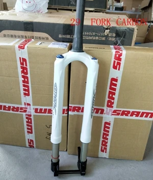 27.5 Racework RS1 ACS Solo Air 29 100 предсказательная рулевая подвеска велосипедная углеродная вилка с ускорителем - Цвет: 27.5