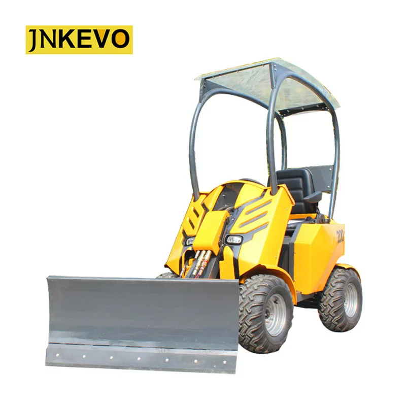 CE сертифицированный мини погрузчик с бортовым поворотом садовый колесный