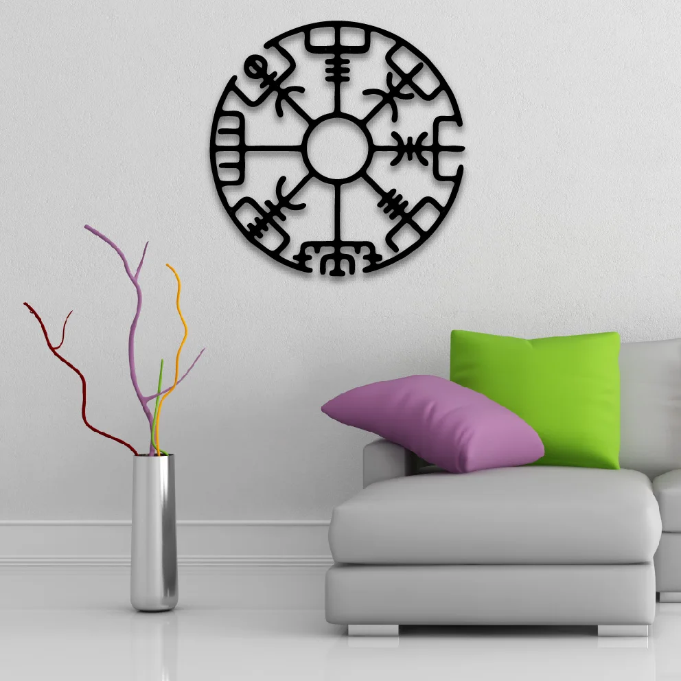Металлический декоративный стол VIKING VEGVISIR домашний декор Настенный декор| |