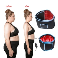 ideainfrared 660nm 850nm led belt red light therapy enlarged versi weight loss infrared body pad wrap belt pain relief slim fat