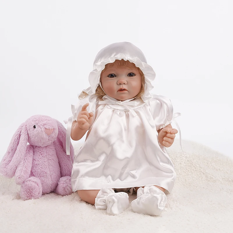 

Кукла реборн ADFO, Реалистичная мягкая виниловая кукла для новорожденных, 19 дюймов, сюрприз, подарок для девочек