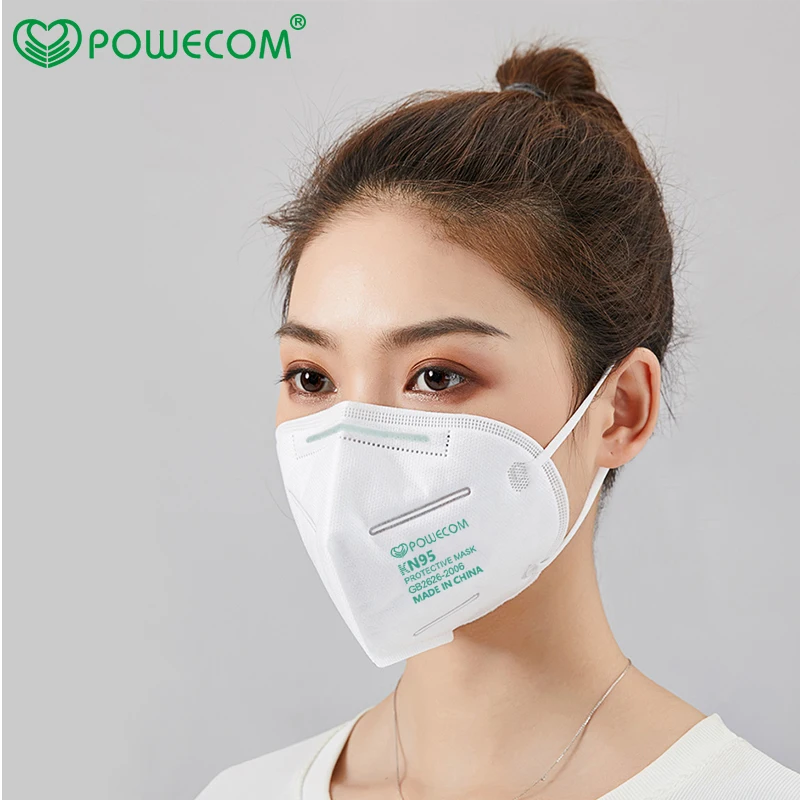 Маски KN95 Powecom kn95Mask маска для лица защитный респиратор PM2.5 защитная рта с фильтром