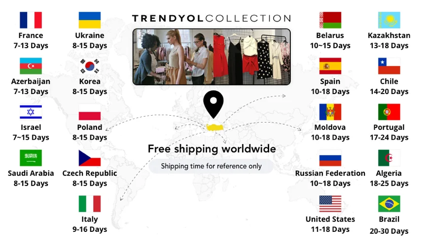 Trendyol Бургундия Базовая Высокая талия Офис Женские брюки TWOSS19ST0038