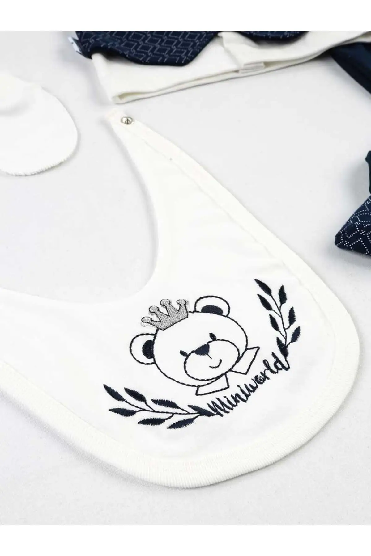 Темно синий белый галстук 5 li новорожденный мужской выход больницы| |