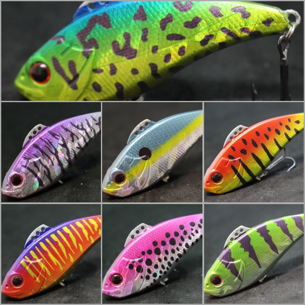 wLure 2018 New 7cm 20g Long Distance Casting Lipless Jigging Retrieving 3 Tie Positions Tight Wiggle Fishing Lure L773